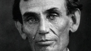 Abraão Lincoln em 1858, quando fez seu discurso “Casa Dividida”.