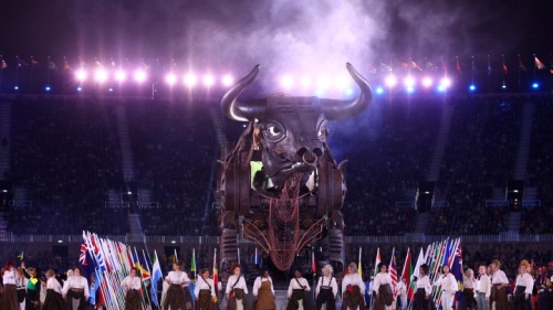 As imagens na cerimônia de abertura dos Jogos da Commonwealth de 2022, incluindo uma besta gigante, foram em grande parte extraídas do livro de Apocalipse.