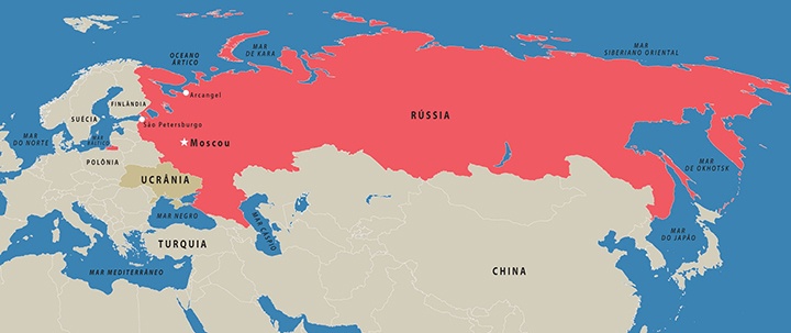 Bussola Escolar>Mapa>Rússia