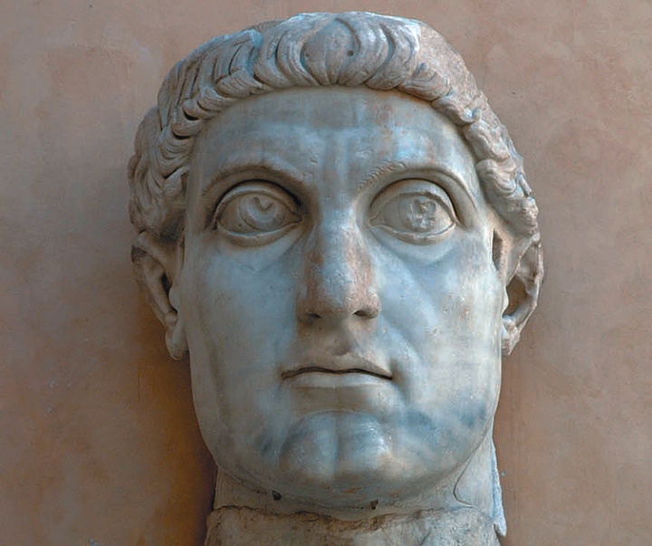 Bust of Roman Emperor Constantine the Great