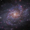 Fotos de estrelas e galáxias.