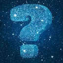 Um sinal de pergunta no céu.