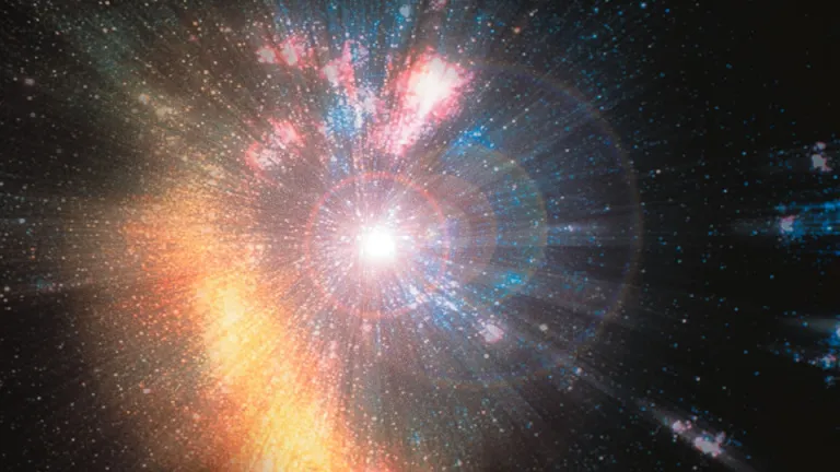 Os escritores do Novo Testamento entenderam claramente que Jesus Cristo era o Criador, Aquele que falou e viu o universo surgir. Uma ilustração artistica das galáxias.