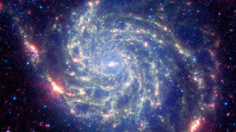 The inheritance God has promised to those who become part of His family is staggering to contemplete—it is nothing less than the entire vast universe and unseen spirit realm. A photo of a cluster of stars in the sky.