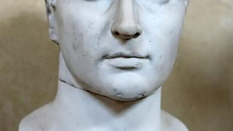 Busto de Constantino, no Museu do Vaticano