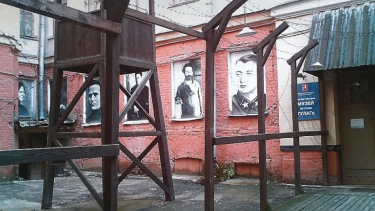 Exposição no Museu Gulag em Moscou.