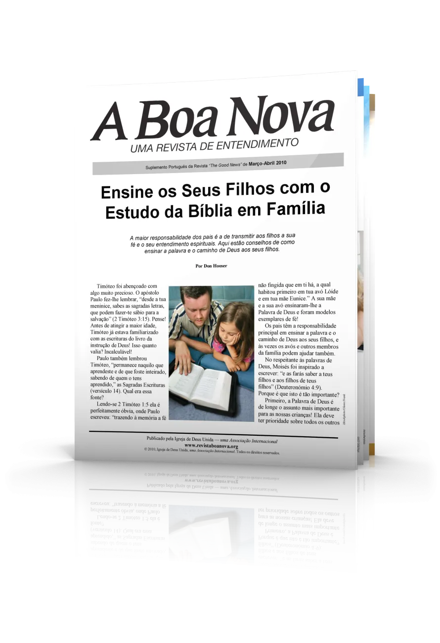 A Boa Nova: Março - Abril 2010