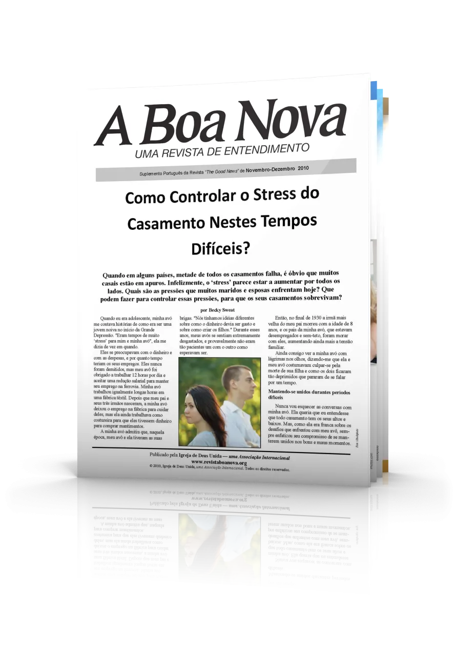 A Boa Nova: Novembro - Dezembro 2010