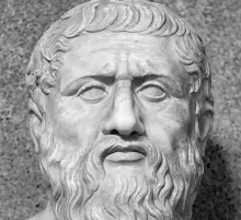 Plato (428-348 B.C.), the Greek philosopher and student of Socrates.