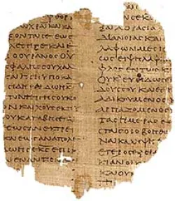 Earliest Manuscript of Gospel of Mark